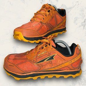 ALTRA Men's Lone Peak 4 Low RSM Waterproof Orange Trail Running Shoe Size 8.5